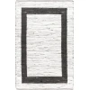 Livabliss Jean JEA2303 Ivory Black Area Rug 27 in. X 45 in. Rectangle