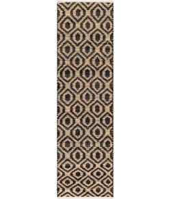 Livabliss Jean JEA2306 Black Tan Area Rug 2 ft. 6 in. X 8 ft. Runner