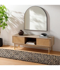 Livabliss Jean JEA2306 Black Tan Area Rug 2 ft. 6 in. X 8 ft. Runner