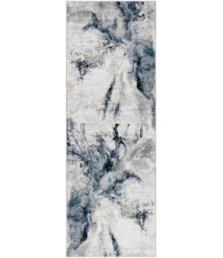 Livabliss Jolie JLO2320 Dark Blue Slate Area Rug 2 ft. 7 in. X 10 ft. Runner
