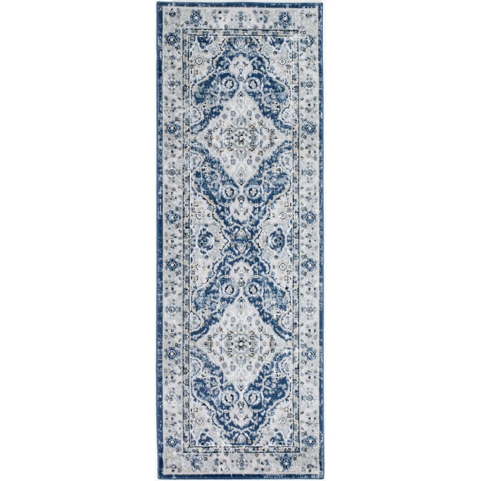 Livabliss Jolie Dark Blue JLO-2326 2 ft. 7 in. X 7 ft. 3 in. Rect. Rug