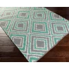 Surya Juniper JNP5037 Ivory Emerald Area Rug 2 ft. X 3 ft. Rectangle