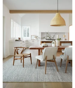 Surya Japandi JPD2300 Taupe Light Grey Area Rug 8 ft. X 10 ft. Rectangle