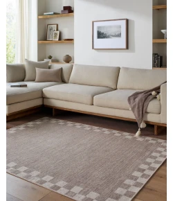 Livabliss Judie Taupe JUD-2301 27 in. X 45 in. Rect. Rug