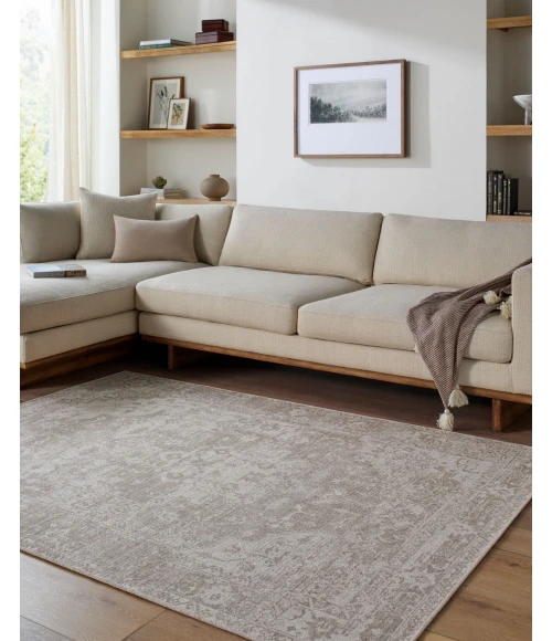 Livabliss Judie Beige JUD-2303 3 ft. 6 in. X 5 ft. 6 in. Rect. Rug