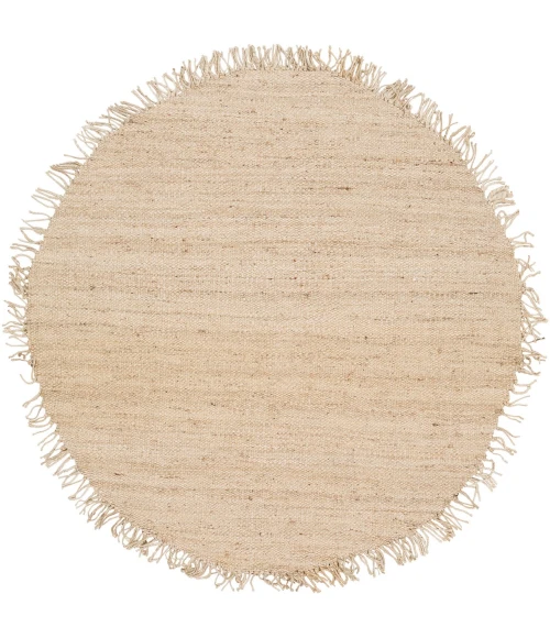 Livabliss Jute JUTE BLEACH-10Round