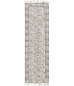 Livabliss July JUY2300 Black Khaki Area Rug 2 ft. 6 in. X 8 ft. Runner