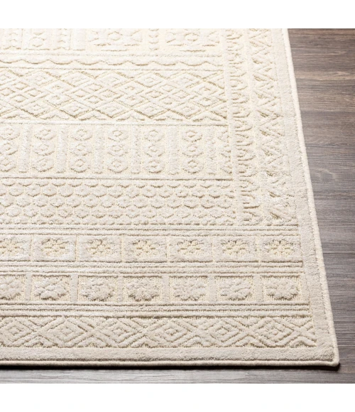 LIVABLISS Kingston Cream KGS-2314 5ft.3in. x 7ft.3in. Rect. Rug