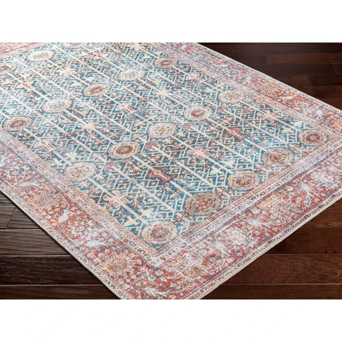 LIVABLISS Kemer Blue KMR-2301 6ft.7in. x 9ft. Rect. Rug