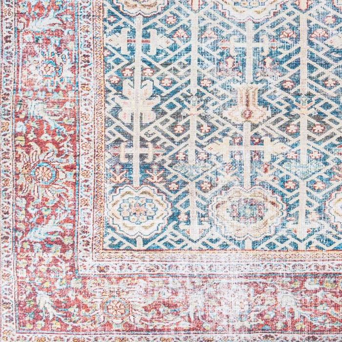 LIVABLISS Kemer Blue KMR-2301 6ft.7in. x 9ft. Rect. Rug