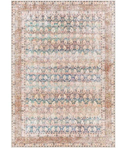 Livabliss Kemer KMR2304 Bright Blue Dark Blue Area Rug 6 ft. 7 in. X 9 ft. Rectangle