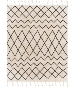 Surya Khemisset KMS2301 Black Cream Area Rug 2 ft. 6 in. X 4 ft. Rectangle