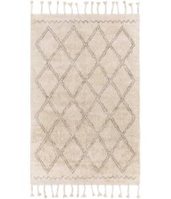 Surya Khemisset KMS2304 Gray Cream Area Rug 2 ft. 6 in. X 4 ft. Rectangle