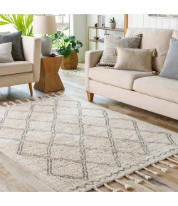 Surya Khemisset KMS2305 Charcoal Cream Area Rug 8 ft. X 10 ft. Rectangle