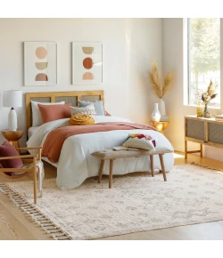 Surya Khemisset KMS2308 Gray Cream Area Rug 8 ft. X 10 ft. Rectangle