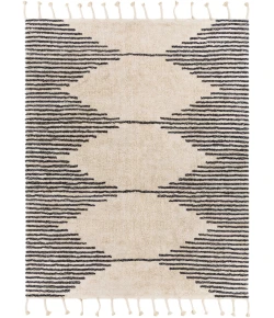 Surya Khemisset KMS2310 Black Cream Area Rug 2 ft. 6 in. X 4 ft. Rectangle