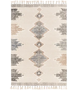 Surya Khemisset KMS2313 Black Cream Area Rug 2 ft. 6 in. X 4 ft. Rectangle