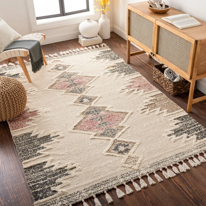Surya Khemisset Black KMS-2314 5ft. x 7ft.6in. Rect. Rug