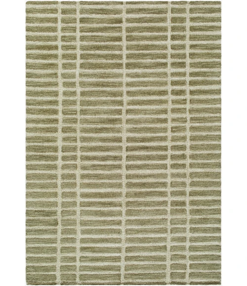 Livabliss Klopp Olive Green KPP-2307 6 ft. X 9 ft. Rect. Rug