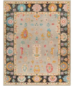 Surya Kars KSA2300 Black Light Blue Area Rug 8 ft. X 10 ft. Rectangle