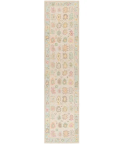 Surya Kars KSA2301 Pale Blue Grass Green Area Rug 2 ft. 6 in. X 10 ft. Runner