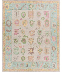 Surya Kars KSA2301 Pale Blue Grass Green Area Rug 8 ft. X 10 ft. Rectangle