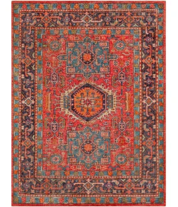 Surya Kars KSA2306 Red Blue Area Rug 8 ft. X 10 ft. Rectangle