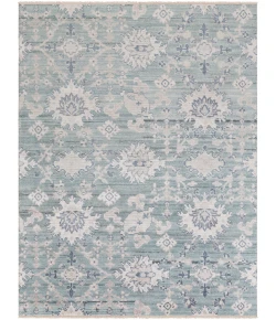 Surya Kushal KUS2300 Aqua Sea Foam Area Rug 2 ft. X 3 ft. Rectangle