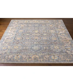 Surya Kushal KUS2304 Wheat Pale Blue Area Rug 2 ft. X 3 ft. Rectangle