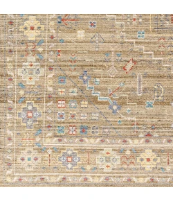 Surya Kushal KUS2307 Light Brown Medium Gray Area Rug 2 ft. X 3 ft. Rectangle