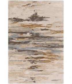 Surya Kavita KVT2301 Beige Medium Gray Area Rug 2 ft. X 3 ft. Rectangle