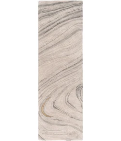 Surya Kavita KVT2304 Medium Gray Light Gray Area Rug 3 ft. X 10 ft. Runner
