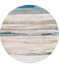 Surya Kavita KVT2306 Gray Light Gray Area Rug 12 ft. Round Round