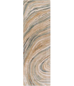 Surya Kavita KVT2309 Tan Light Beige Area Rug 2 ft. 6 in. X 8 ft. Runner