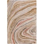 Surya Kavita KVT2310 Dark Brown Camel Area Rug 5 ft. X 7 ft. 6 in. Rectangle
