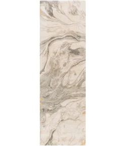 Surya Kavita KVT2314 Brown Charcoal Area Rug 2 ft. 6 in. X 8 ft. Runner