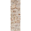Surya Kavita KVT2318 Dark Brown Tan Area Rug 2 ft. 6 in. X 8 ft. Runner