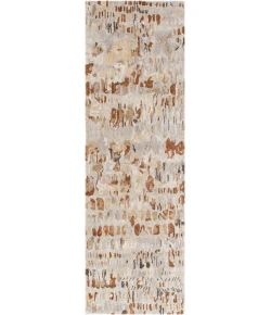 Surya Kavita KVT2318 Dark Brown Tan Area Rug 2 ft. 6 in. X 8 ft. Runner