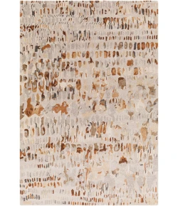 Surya Kavita KVT2318 Dark Brown Tan Area Rug 8 ft. Round