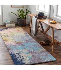 Surya Kavita KVT2320 Gray Olive Area Rug 2 ft. 6 in. X 8 ft. Runner
