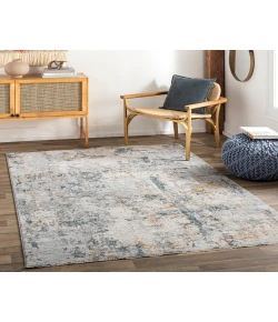 Livabliss Laila LAA2303 Pale Blue Dark Blue Area Rug 5 ft. 3 in. Round