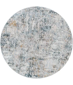 Livabliss Laila LAA2305 Pale Blue Dark Blue Area Rug 5 ft. 3 in. Round