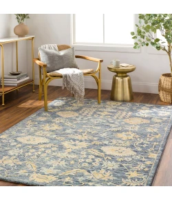 Surya Lazio LAZ2302 Dark Blue Denim Area Rug 2 ft. X 3 ft. Rectangle
