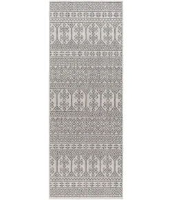Livabliss Long Beach LBH2305 Taupe Light Grey Area Rug 2 ft. 7 in. X 7 ft. 3 in. Runner