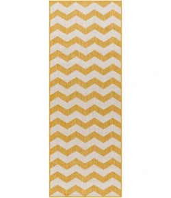Livabliss Long Beach LBH2312 Camel Light Grey Area Rug 2 ft. 7 in. X 7 ft. 3 in. Runner