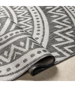 Livabliss Long Beach LBH2317 Taupe Light Grey Area Rug 2 ft. 7 in. X 7 ft. 3 in. Runner