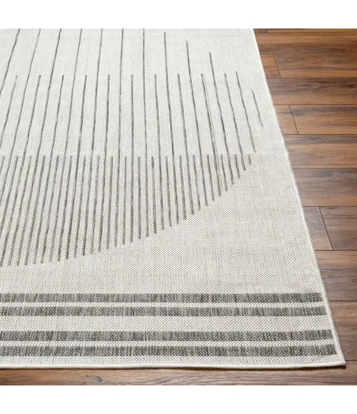 LIVABLISS Long Beach Charcoal LBH-2334 6ft.7in. x 9ft. Rect. Rug