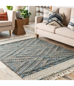 Surya Lucia LCI2301 Blue Brown Area Rug 2 ft. 3 in. X 3 ft. 9 in. Rectangle