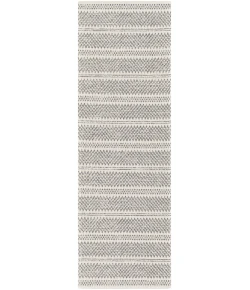 Livabliss La Casa LCS2303 Charcoal White Area Rug 2 ft. X 2 ft. 9 in. Rectangle