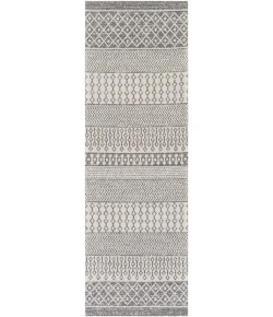 Livabliss La Casa LCS2305 Charcoal White Area Rug 2 ft. 6 in. X 7 ft. 3 in. Runner